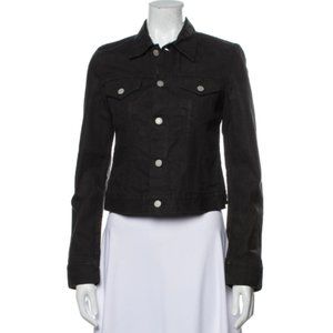 Dries Van Noten faded black denim jacket